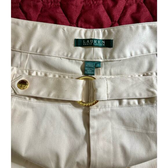 LAUREN by Ralph Lauren khaki women’s size 14 slightly flared  pant - Picture 4 of 4